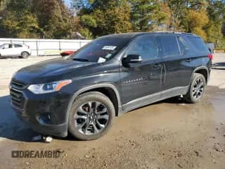 2019 Chevrolet Traverse RS with VIN 1GNERJKW3KJ310442, listed as a Copart auction lot 84848134 with 147,392 mi miles and Salvage title. Bid and sale history available at DreamBid. Image 1.
