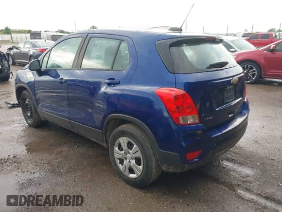 2017 Chevrolet Trax LS z VIN 3GNCJKSB6HL186542, wystawiony jako IAAI lot #42597857 z przebiegiem 107 275 mil mil oraz . Historia ofert i sprzedaży dostępna na DreamBid. Obrazek 3.