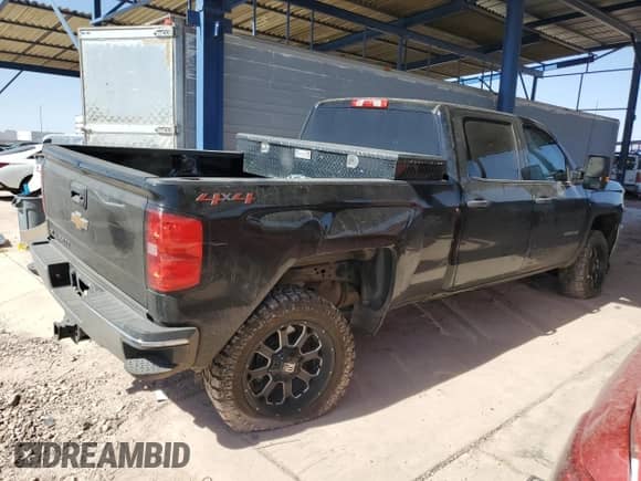 2019 Chevrolet Silverado 2500HD Work Truck z VIN 1GC1KREG6KF172638, wystawiony jako Copart lot #46732125 z przebiegiem 125 076 mil mil oraz Szkoda całkowita • Salvage title. Historia ofert i sprzedaży dostępna na DreamBid. Obrazek 3.