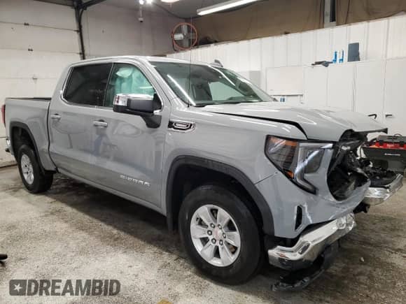 2024 GMC Sierra 1500 SLE with VIN 3GTPHBEK1RG398535, listed as a Copart auction lot 61141985 with Not provided miles and Salvage title. Bid and sale history available at DreamBid. Image 4.