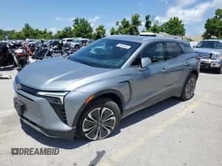 2024 Chevrolet Blazer EV eAWD LT z VIN 3GNKDBRJ0RS211295, wystawiony jako Copart lot #58548635 z przebiegiem 10 674 mil mil oraz Szkoda całkowita • Salvage title. Historia ofert i sprzedaży dostępna na DreamBid. Obrazek 1.