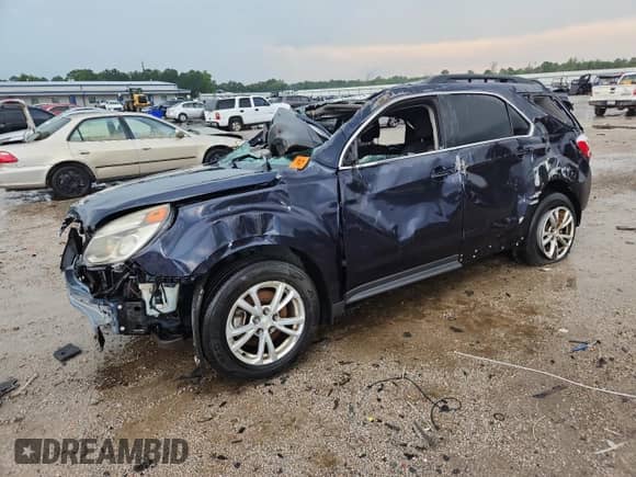 2016 Chevrolet Equinox LT z VIN 2GNALCEK1G1116417, wystawiony jako Copart lot #63656475 z przebiegiem 104 374 mil mil oraz Szkoda całkowita • Salvage title. Historia ofert i sprzedaży dostępna na DreamBid. Obrazek 1.