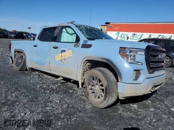 2020 GMC Sierra 1500 Elevation with VIN 1GTP9CEK7LZ240680, listed as a Copart auction lot 69116275 with Not provided miles and Salvage title. Bid and sale history available at DreamBid. Image 4.