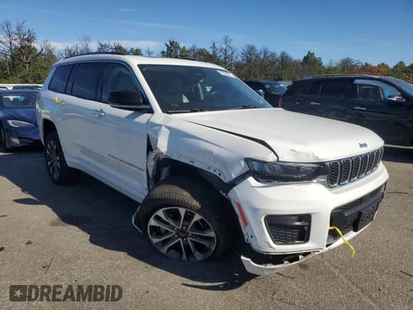 2022 Jeep Grand Cherokee Overland с VIN 1C4RJKDG5N8529458, выставлен на аукционе Copart как лот 70038515 с пробегом 53 718 миль миль и Списание • Salvage title. История ставок и продаж доступна на DreamBid. Изображение 4.