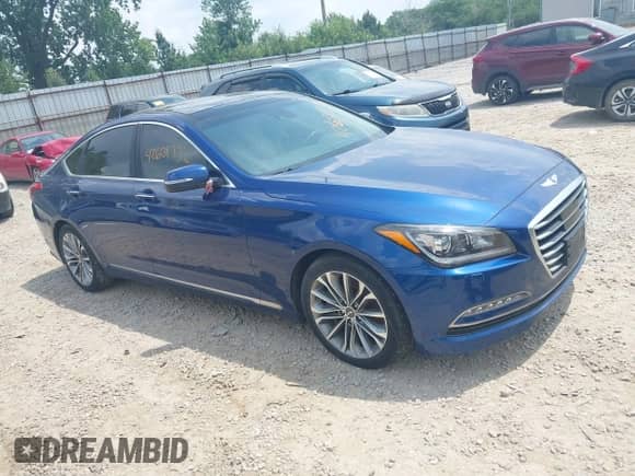 2016 Hyundai Genesis 3.8L z VIN KMHGN4JE3GU124618, wystawiony jako IAAI lot #42601732 z przebiegiem 100 000 mil mil oraz . Historia ofert i sprzedaży dostępna na DreamBid. Obrazek 1.