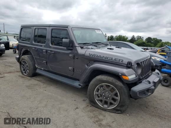 2021 Jeep Wrangler Unlimited Sport с VIN 1C4HJXDNXMW605807, выставлен на аукционе Copart как лот 67274575 с пробегом 69 176 миль миль и Списание • Salvage title. История ставок и продаж доступна на DreamBid. Изображение 4.