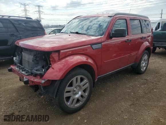 2011 Dodge Nitro Heat with VIN 1D4PU4GX2BW504453, listed as a Copart auction lot 53954775 with 73,047 mi miles and Salvage title. Bid and sale history available at DreamBid. Image 1.