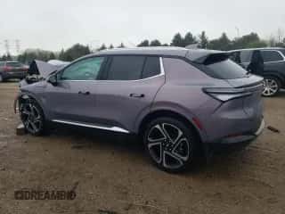 2024 Chevrolet Equinox EV LT с VIN 3GN7DMRP9RS268276, выставлен на аукционе Copart как лот 55056015 с пробегом 2 365 миль миль и Списание • Salvage title. История ставок и продаж доступна на DreamBid. Изображение 2.