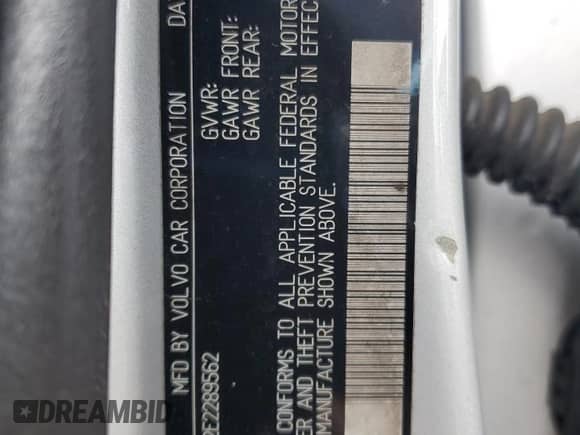 2014 Volvo S60 T5 с VIN YV1612FS2E2289562, выставлен на аукционе Copart как лот 70878145 с пробегом Не указан миль и Чистый • Clean title. История ставок и продаж доступна на DreamBid. Изображение 12.