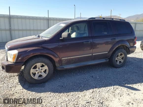 2004 Dodge Durango Limited with VIN 1D4HB58D74F174655, listed as a Copart auction lot 81427775 with 240,076 mi miles and Salvage title. Bid and sale history available at DreamBid. Image 1.