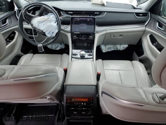 2022 Jeep Grand Cherokee Overland with VIN 1C4RJKDG2N8514545, listed as a Copart auction lot 56715055 with 53,272 mi miles and Salvage title. Bid and sale history available at DreamBid. Image 8.