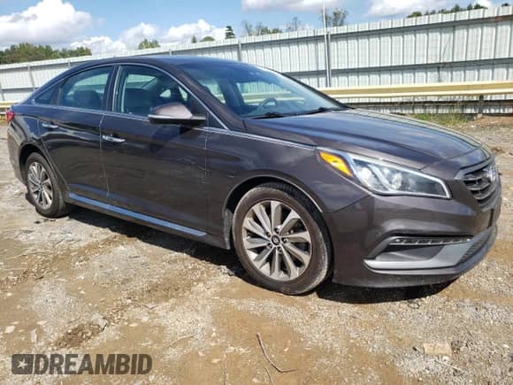 2016 Hyundai Sonata Limited with VIN 5NPE34AFXGH414598, listed as a Copart auction lot 81659985 with 54,932 mi miles and Salvage title. Bid and sale history available at DreamBid. Image 4.