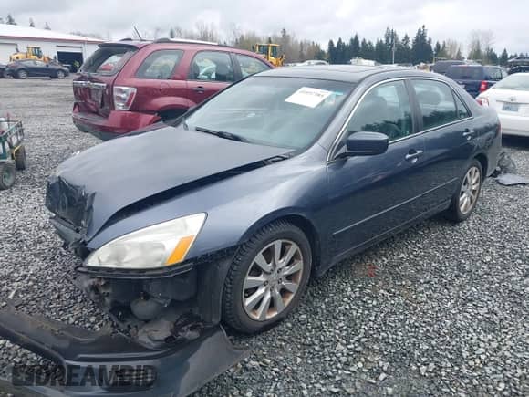 2006 Honda Accord EX-L with VIN 1HGCM66566A065253, listed as a IAAI auction lot 41937384 with 135,809 mi miles and . Bid and sale history available at DreamBid. Image 2.