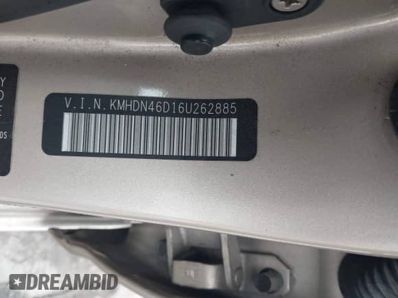 2006 Hyundai Elantra GLS с VIN KMHDN46D16U262885, выставлен на аукционе IAAI как лот 43513870 с пробегом 135 326 миль миль и . История ставок и продаж доступна на DreamBid. Изображение 9.