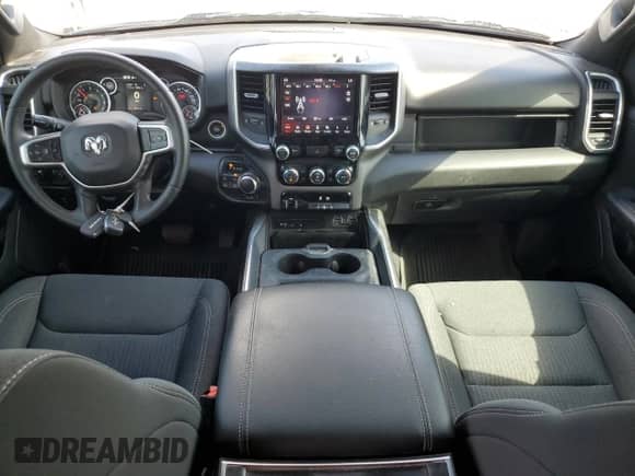 2019 Ram 1500 Big Horn with VIN 1C6SRFFT0KN621965, listed as a Copart auction lot 71023735 with 72,918 mi miles and Salvage title. Bid and sale history available at DreamBid. Image 8.