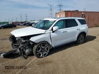 2023 Hyundai Palisade Limited с VIN KM8R5DGE5PU539780, выставлен на аукционе Copart как лот 63925905 с пробегом Не указан миль и Списание • Salvage title. История ставок и продаж доступна на DreamBid. Изображение 1.