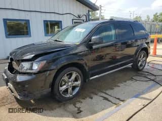 2017 Dodge Journey Crossroad with VIN 3C4PDCGB4HT706561, listed as a Copart auction lot 68523365 with 114,842 mi miles and Salvage title. Bid and sale history available at DreamBid. Image 1.