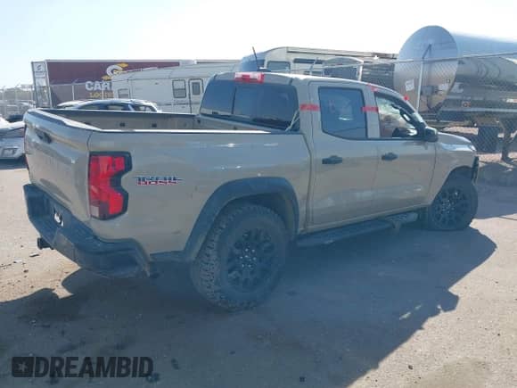 2023 Chevrolet Colorado 4WD Trail Boss with VIN 1GCPTEEK8P1203736, listed as a IAAI auction lot 40365480 with 15,968 mi miles and . Bid and sale history available at DreamBid. Image 4.