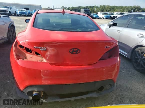 2011 Hyundai Genesis Coupe Premium with VIN KMHHT6KD4BU043678, listed as a Copart auction lot 69837645 with 177,250 mi miles and Salvage title. Bid and sale history available at DreamBid. Image 6.