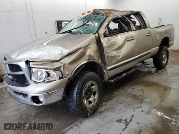 2004 Dodge 2500 SLT with VIN 3D7KU28C04G181311, listed as a Copart auction lot 60379605 with 273,403 mi miles and Non repairable. Bid and sale history available at DreamBid. Image 1.