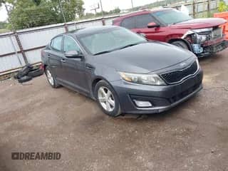 2015 Kia Optima LX with VIN 5XXGM4A70FG448784, listed as a IAAI auction lot 43254090 with 231,787 mi miles and . Bid and sale history available at DreamBid. Image 1.