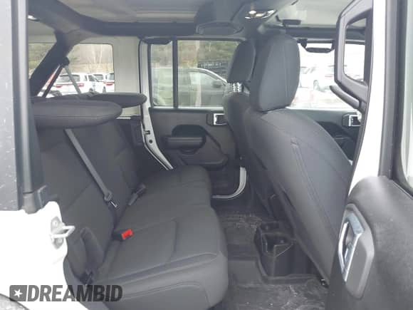 2022 Jeep Wrangler Unlimited Sport S с VIN 1C4HJXDG3NW155467, выставлен на аукционе IAAI как лот 41638650 с пробегом 22 698 миль миль и . История ставок и продаж доступна на DreamBid. Изображение 8.