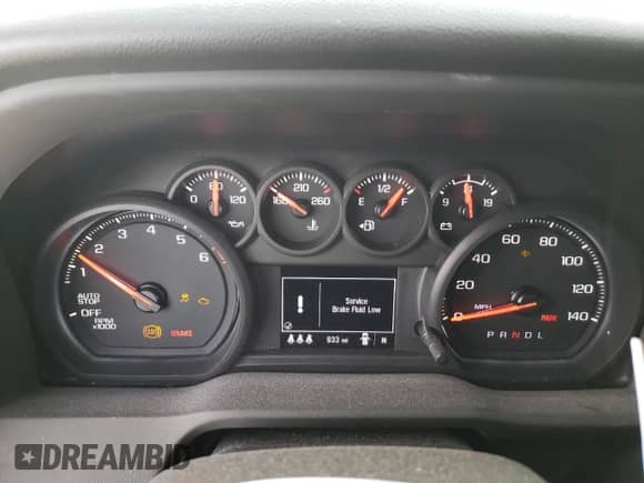 2024 Chevrolet Silverado 1500 Custom Trail Boss z VIN 3GCPDCEK8RG398601, wystawiony jako Copart lot #88468505 z przebiegiem 933 mil mil oraz Szkoda całkowita • Salvage title. Historia ofert i sprzedaży dostępna na DreamBid. Obrazek 9.