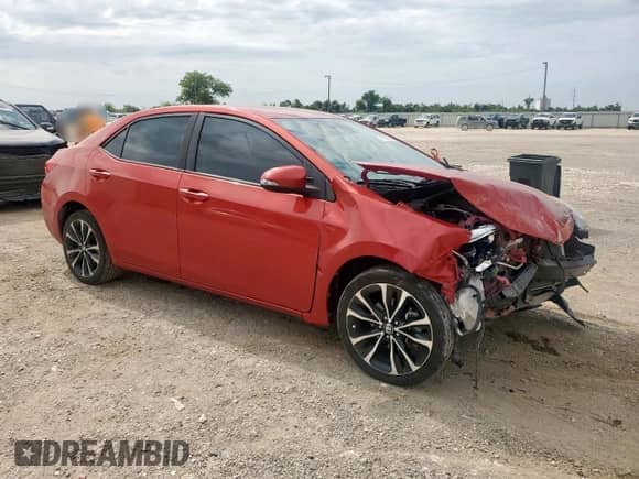 2019 Toyota Corolla LE с VIN 5YFBURHE6KP913890, выставлен на аукционе Copart как лот 71002305 с пробегом 77 818 миль миль и Списание • Salvage title. История ставок и продаж доступна на DreamBid. Изображение 4.