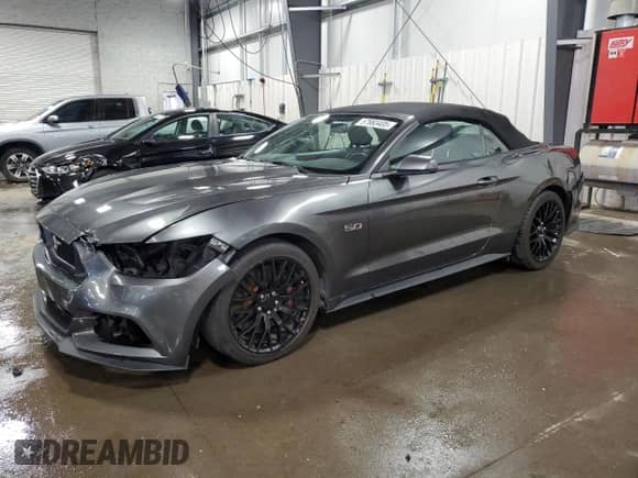 2016 Ford Mustang GT Premium с VIN 1FATP8FF7G5237560, выставлен на аукционе Copart как лот 57983405 с пробегом 69 919 миль миль и Списание • Salvage title. История ставок и продаж доступна на DreamBid. Изображение 1.