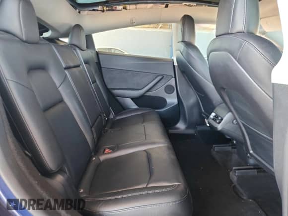 2022 Tesla Model Y Performance with VIN 7SAYGDEFXNF542785, listed as a Copart auction lot 81153785 with 53,108 mi miles and Salvage title. Bid and sale history available at DreamBid. Image 10.