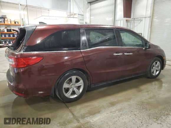 2018 Honda Odyssey EX с VIN 5FNRL6H57JB004552, выставлен на аукционе Copart как лот 70447625 с пробегом 67 900 миль миль и Списание • Salvage title. История ставок и продаж доступна на DreamBid. Изображение 3.