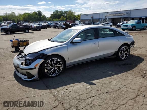 2023 Hyundai Ioniq 6 SEL с VIN KMHM34AC4PA020454, выставлен на аукционе Copart как лот 80629085 с пробегом 23 234 миль миль и Списание • Salvage title. История ставок и продаж доступна на DreamBid. Изображение 1.