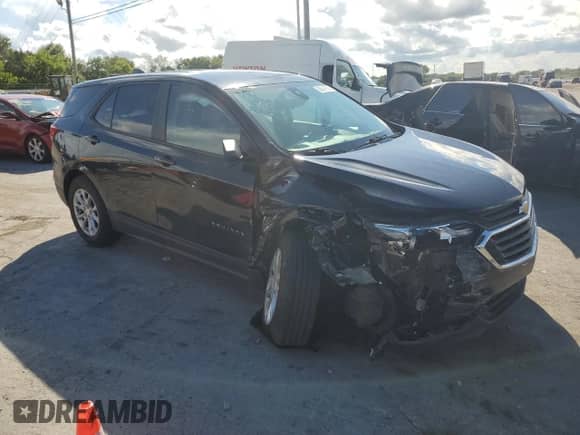 2020 Chevrolet Equinox LS z VIN 2GNAXSEV2L6136102, wystawiony jako Copart lot #68581955 z przebiegiem 63 482 mil mil oraz Szkoda całkowita • Salvage title. Historia ofert i sprzedaży dostępna na DreamBid. Obrazek 4.