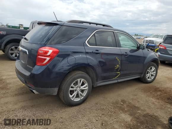 2016 Chevrolet Equinox LT with VIN 2GNFLFE39G6250093, listed as a Copart auction lot 62316325 with 120,645 mi miles and Clean title. Bid and sale history available at DreamBid. Image 3.