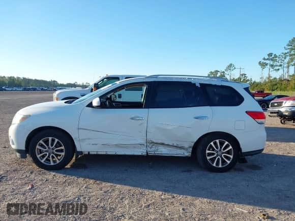 2016 Nissan Pathfinder S with VIN 5N1AR2MN9GC600452, listed as a IAAI auction lot 43484965 with 110,380 mi miles and . Bid and sale history available at DreamBid. Image 14.