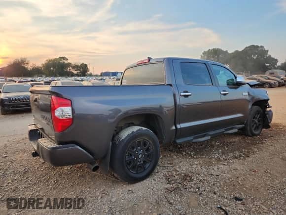 2020 Toyota Tundra Platinum с VIN 5TFGY5F15LX266288, выставлен на аукционе Copart как лот 81099515 с пробегом 124 933 миль миль и Списание • Salvage title. История ставок и продаж доступна на DreamBid. Изображение 3.