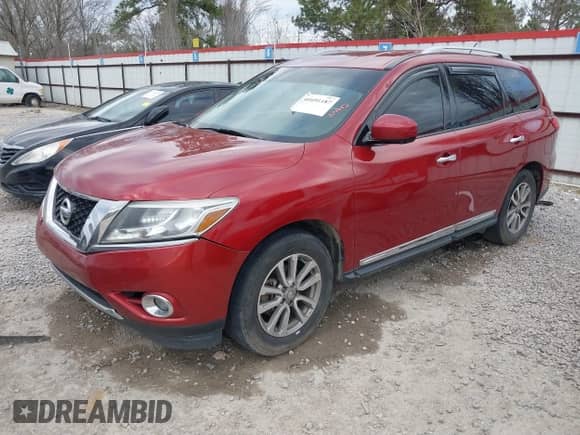 2016 Nissan Pathfinder S z VIN 5N1AR2MN2GC656118, wystawiony jako IAAI lot #41691187 z przebiegiem 138 326 mil mil oraz . Historia ofert i sprzedaży dostępna na DreamBid. Obrazek 2.