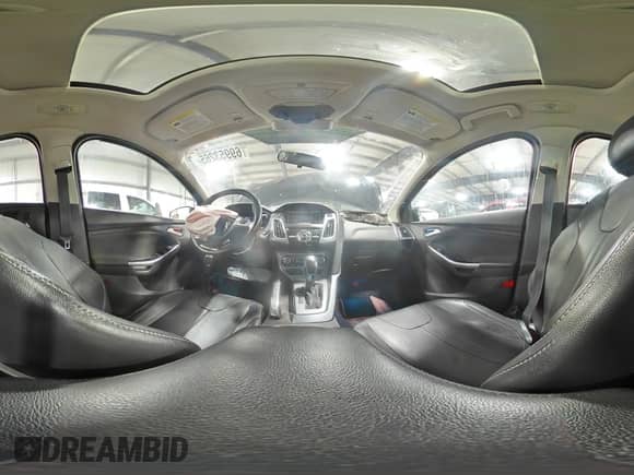 2014 Ford Focus Titanium with VIN 1FADP3J28EL169256, listed as a Copart auction lot 69953265 with 166,852 mi miles and Salvage title. Bid and sale history available at DreamBid. Image 15.