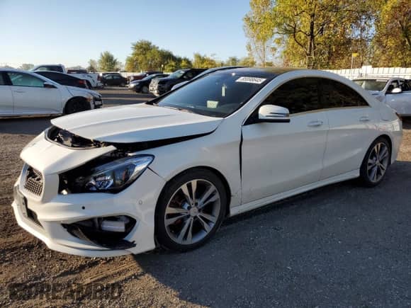 2015 Mercedes-Benz CLA 250 with VIN WDDSJ4GB1FN271171, listed as a Copart auction lot 85898645 with 116,775 mi miles and Salvage title. Bid and sale history available at DreamBid. Image 1.