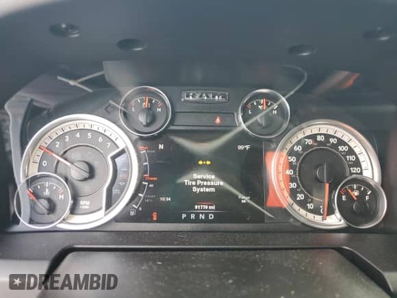 2013 Ram 1500 Lone Star with VIN 1C6RR7TT5DS709634, listed as a Copart auction lot 65834425 with 91,770 mi miles and Clean title. Bid and sale history available at DreamBid. Image 9.