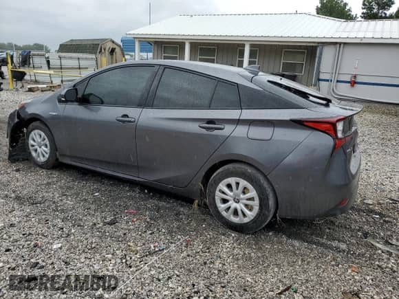 2020 Toyota Prius L Eco with VIN JTDKARFU5L3109304, listed as a Copart auction lot 83752175 with Not provided miles and Salvage title. Bid and sale history available at DreamBid. Image 2.
