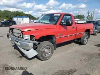1997 Dodge RAM with VIN 1B7KF26D0VJ509617, listed as a Copart auction lot 71101675 with 284,400 mi miles and Salvage title. Bid and sale history available at DreamBid. Image 1.