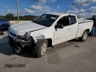2021 Chevrolet Colorado 4WD LT с VIN 1GCHTCEAXM1238872, выставлен на аукционе Copart как лот 85381795 с пробегом 64 174 миль миль и Чистый • Clean title. История ставок и продаж доступна на DreamBid. Изображение 1.