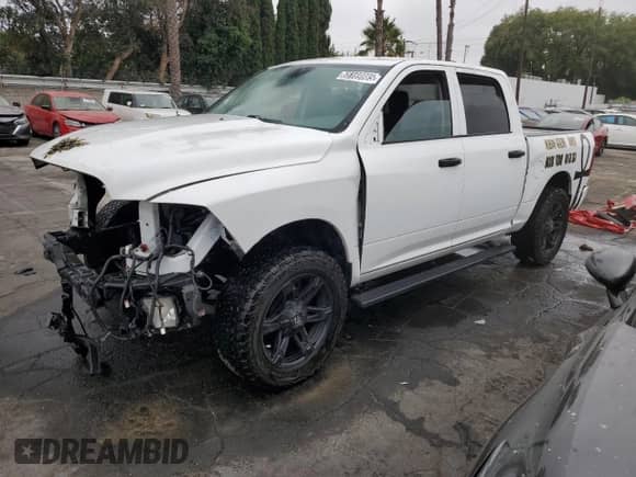 2018 Ram 1500 Express with VIN 1C6RR6KGXJS143660, listed as a Copart auction lot 65169985 with Not provided miles and Clean title. Bid and sale history available at DreamBid. Image 1.