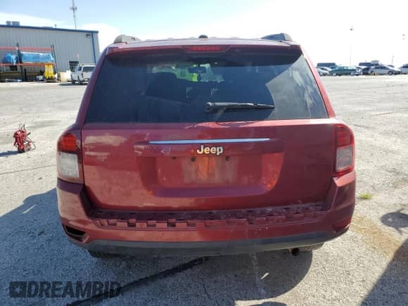 2017 Jeep Compass Sport with VIN 1C4NJCBA2HD148696, listed as a Copart auction lot 69581515 with 125,331 mi miles and Salvage title. Bid and sale history available at DreamBid. Image 6.