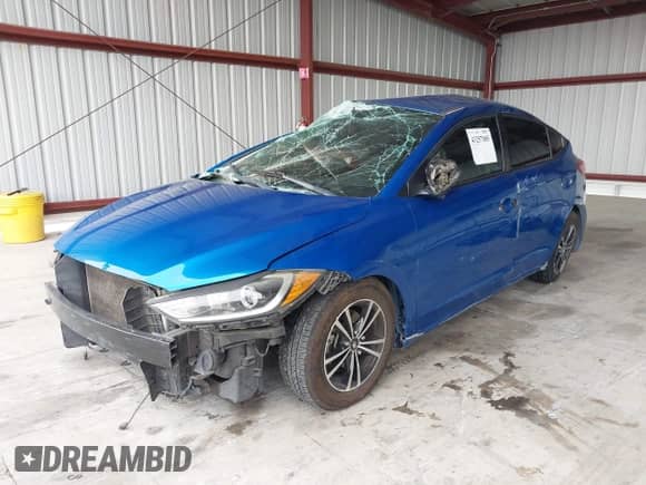 2017 Hyundai Elantra SE with VIN KMHD74LF4HU417688, listed as a IAAI auction lot 43257085 with 126,994 mi miles and . Bid and sale history available at DreamBid. Image 2.