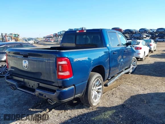 2023 Ram 1500 Laramie with VIN 1C6RREJT8PN664408, listed as a IAAI auction lot 41675019 with 11,460 mi miles and . Bid and sale history available at DreamBid. Image 4.