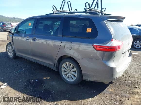 2016 Toyota Sienna LE with VIN 5TDJK3DC9GS130774, listed as a IAAI auction lot 42033495 with 228,289 mi miles and . Bid and sale history available at DreamBid. Image 3.