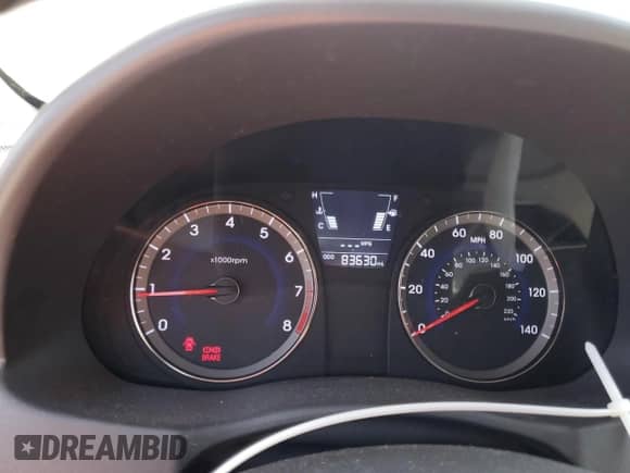 2014 Hyundai Accent SE с VIN KMHCU5AEXEU158785, выставлен на аукционе Copart как лот 60112505 с пробегом 83 630 миль миль и Списание • Salvage title. История ставок и продаж доступна на DreamBid. Изображение 9.