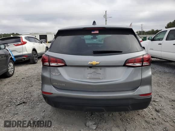 2024 Chevrolet Equinox LS with VIN 3GNAXHEG8RL330464, listed as a Copart auction lot 85497405 with 37,236 mi miles and Salvage title. Bid and sale history available at DreamBid. Image 6.